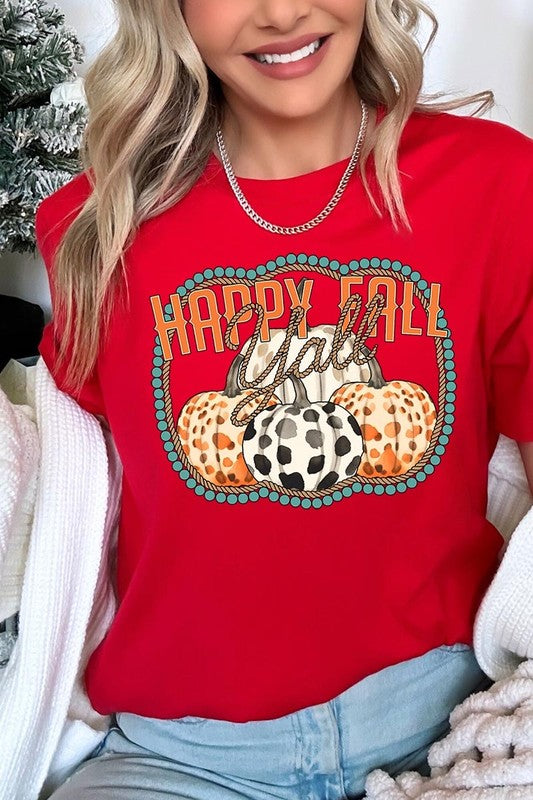 Happy Fall Y'all Graphic Tee