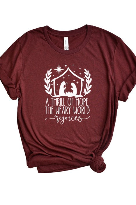 A Thrill Of Hope Graphic Tee