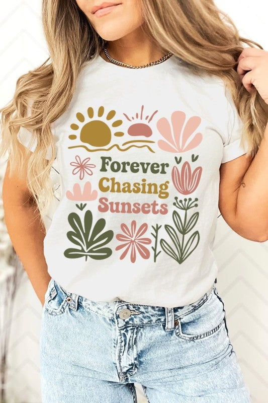 Forever Chasing Sunsets Graphic Tee