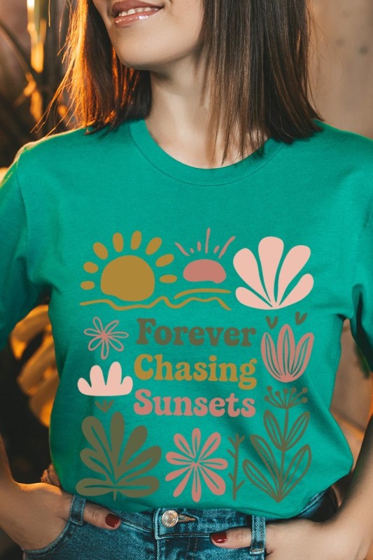 Forever Chasing Sunsets Graphic Tee