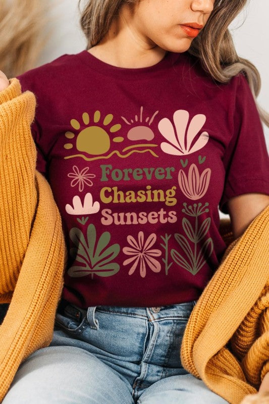 Forever Chasing Sunsets Graphic Tee