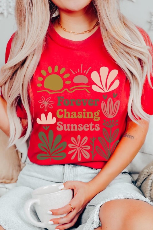 Forever Chasing Sunsets Graphic Tee