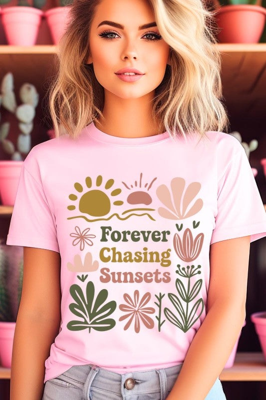 Forever Chasing Sunsets Graphic Tee