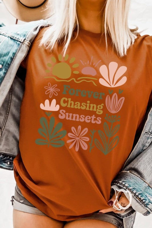 Forever Chasing Sunsets Graphic Tee