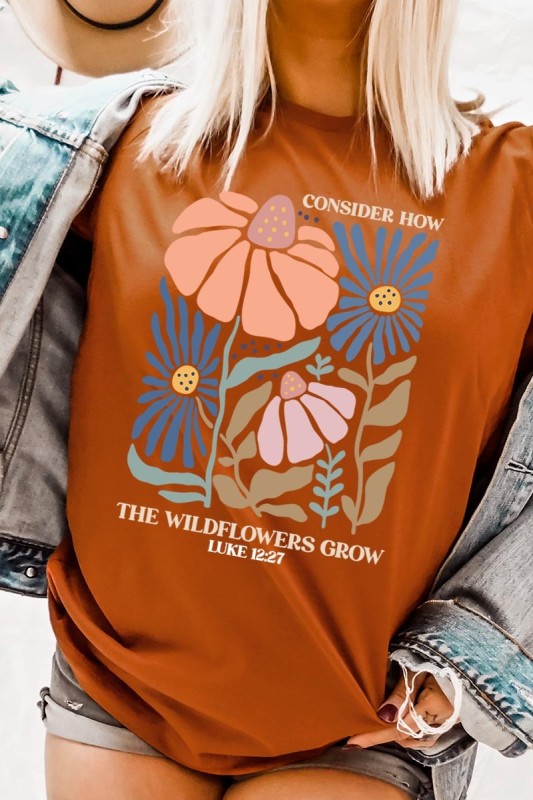 Consider the Wildflowers Graphic Tee