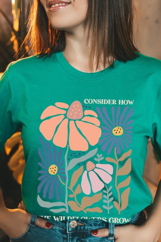 Consider the Wildflowers Graphic Tee