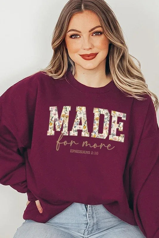 Made for More Faith Graphic Sweatshirt