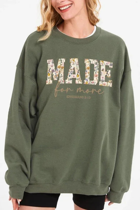 Made for More Faith Graphic Sweatshirt