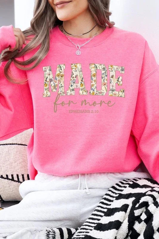 Made for More Faith Graphic Sweatshirt