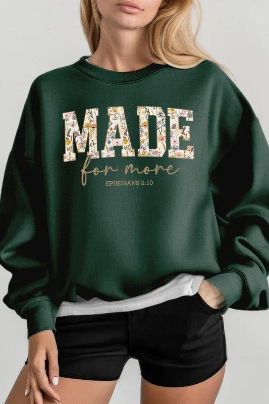 Made for More Faith Graphic Sweatshirt