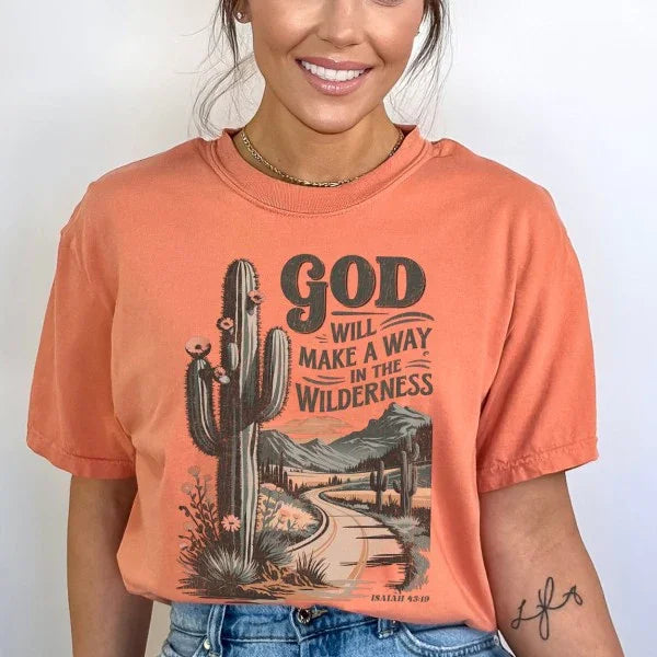 Country Christian graphic t-shirt, Western top