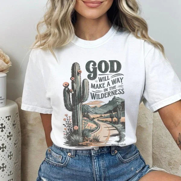 Country Christian graphic t-shirt, Western top