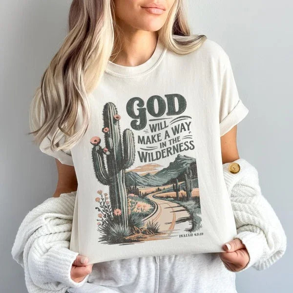 Country Christian graphic t-shirt, Western top