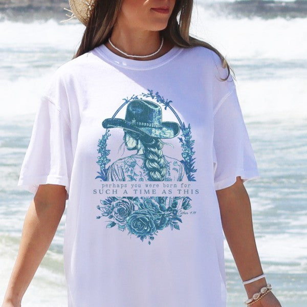 Western cowgirl Christian graphic t-shirt, Faith