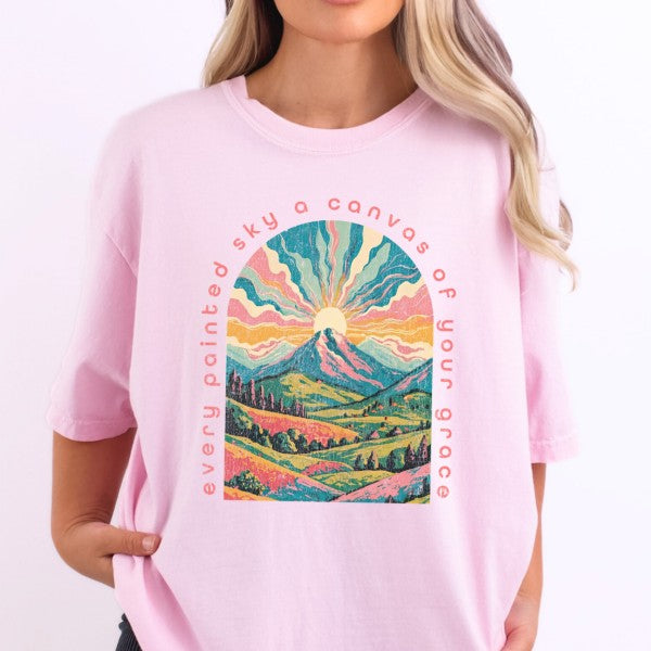 Women's Christian graphic t-shirt, Landscape