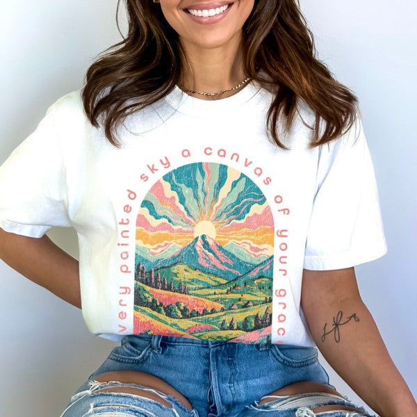 Women's Christian graphic t-shirt, Landscape