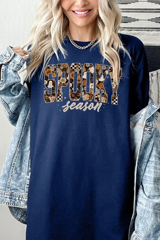 Spooky Season Halloween Graphic Heavy Cotton Tee
