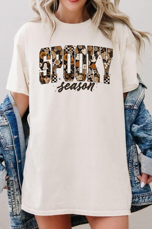 Spooky Season Halloween Graphic Heavy Cotton Tee