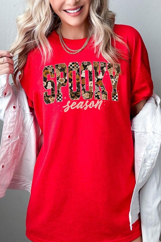 Spooky Season Halloween Graphic Heavy Cotton Tee