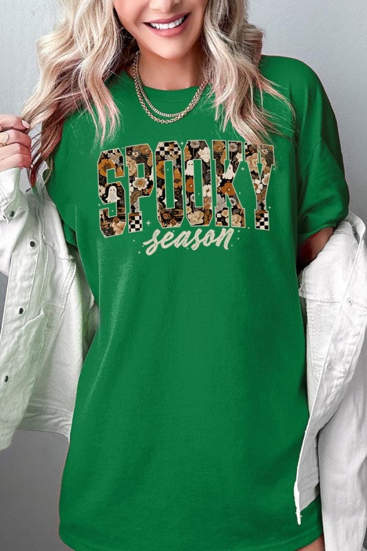 Spooky Season Halloween Graphic Heavy Cotton Tee