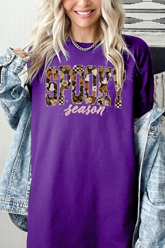 Spooky Season Halloween Graphic Heavy Cotton Tee