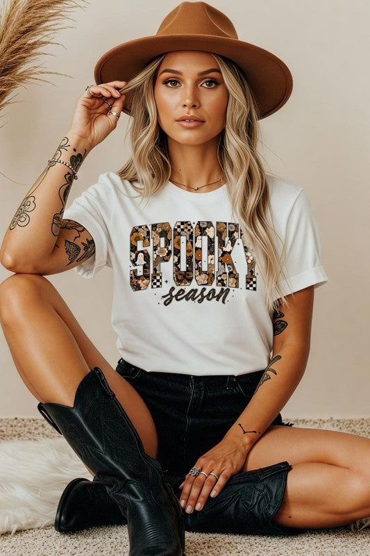 Spooky Season Halloween Graphic Heavy Cotton Tee