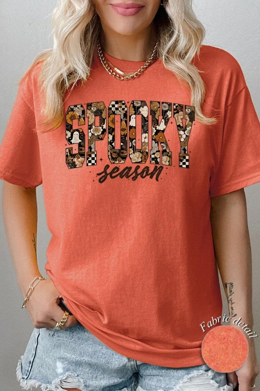 Spooky Season Halloween Graphic Heavy Cotton Tee