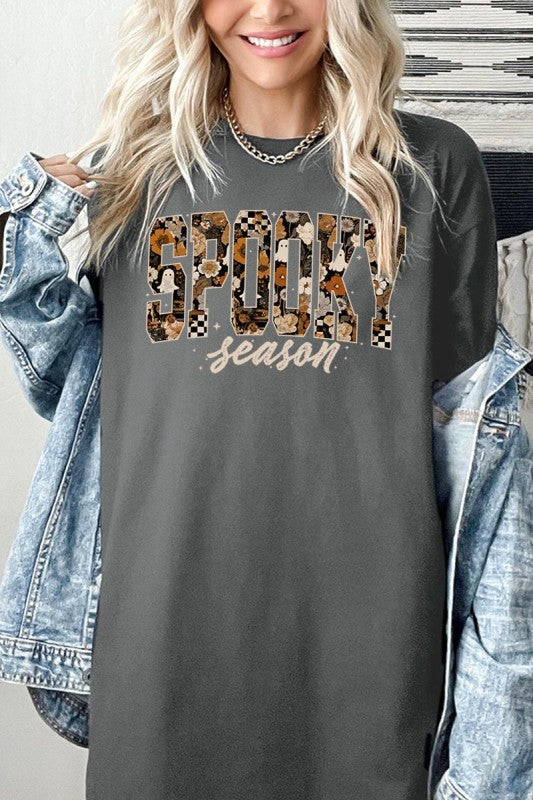 Spooky Season Halloween Graphic Heavy Cotton Tee
