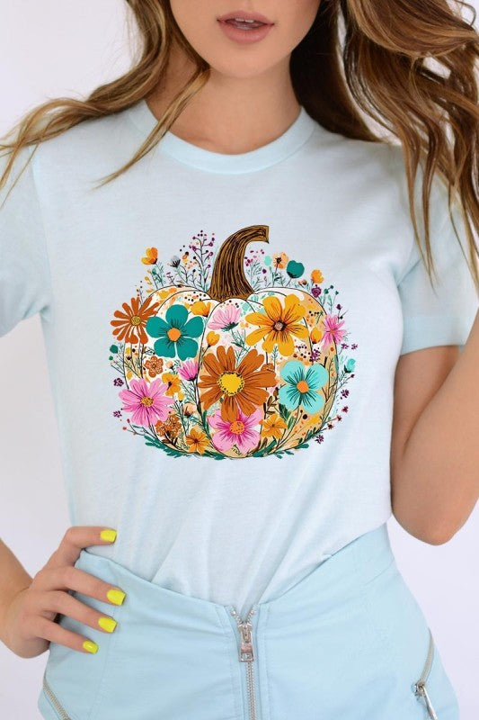 Floral Pumpkin Graphic Tee