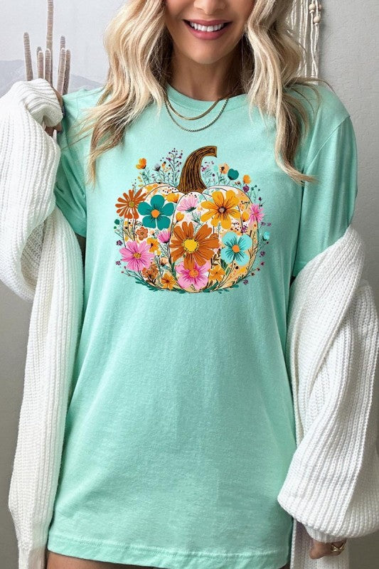 Floral Pumpkin Graphic Tee