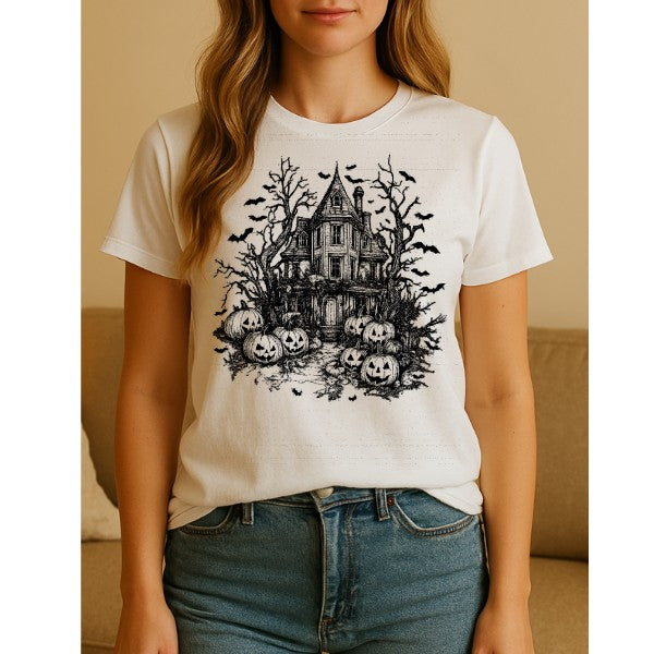 Haunted House Graphic Tee