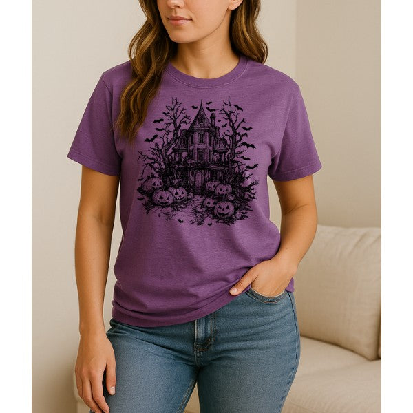 Haunted House Graphic Tee