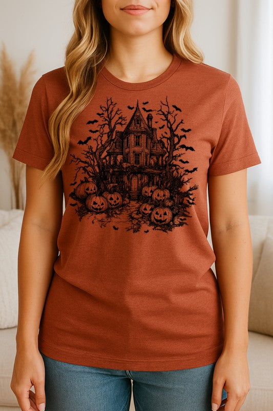 Haunted House Graphic Tee
