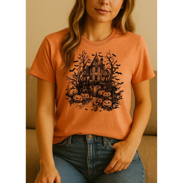Haunted House Graphic Tee