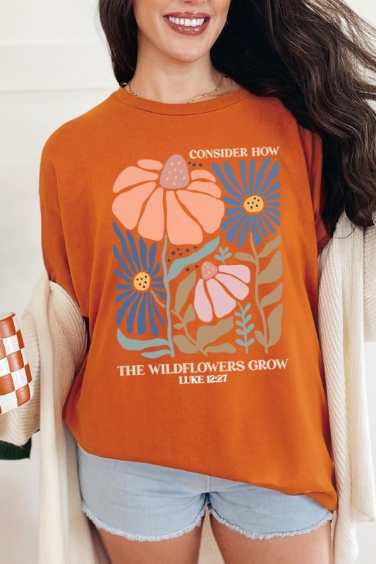 Consider the Wildflowers Graphic Plus Tee