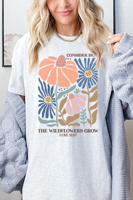Consider the Wildflowers Graphic Plus Tee