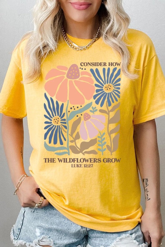 Consider the Wildflowers Graphic Plus Tee