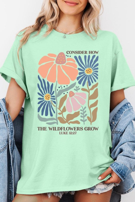Consider the Wildflowers Graphic Plus Tee