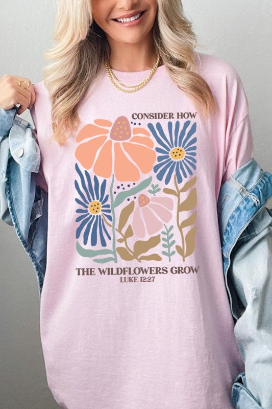 Consider the Wildflowers Graphic Plus Tee