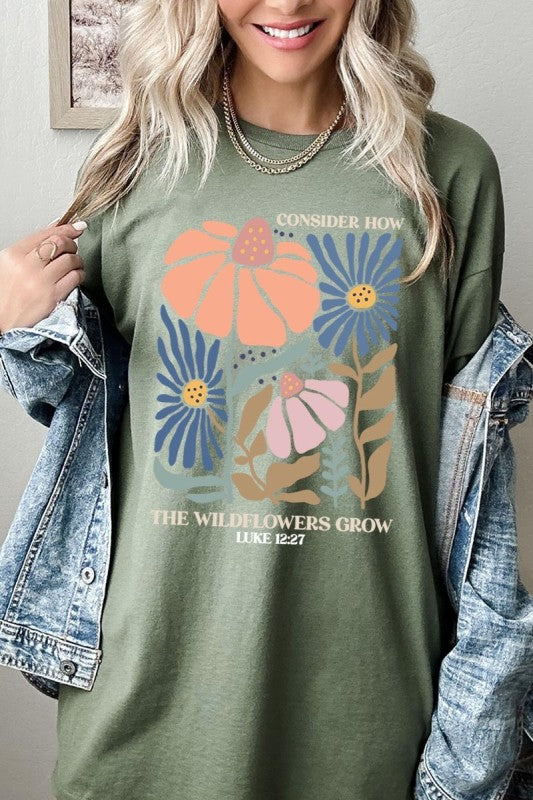 Consider the Wildflowers Graphic Plus Tee
