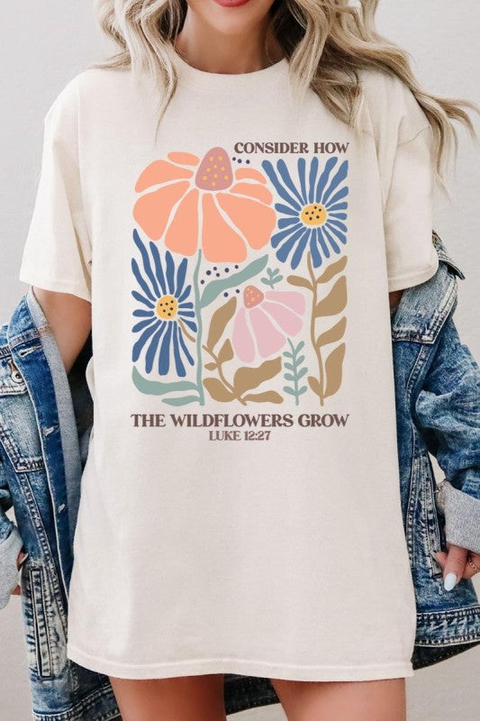 Consider the Wildflowers Graphic Plus Tee