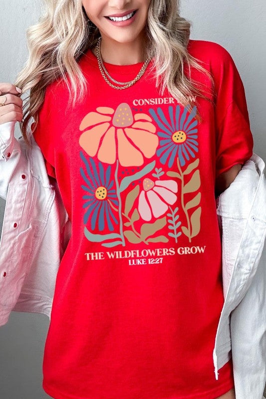 Consider the Wildflowers Graphic Plus Tee