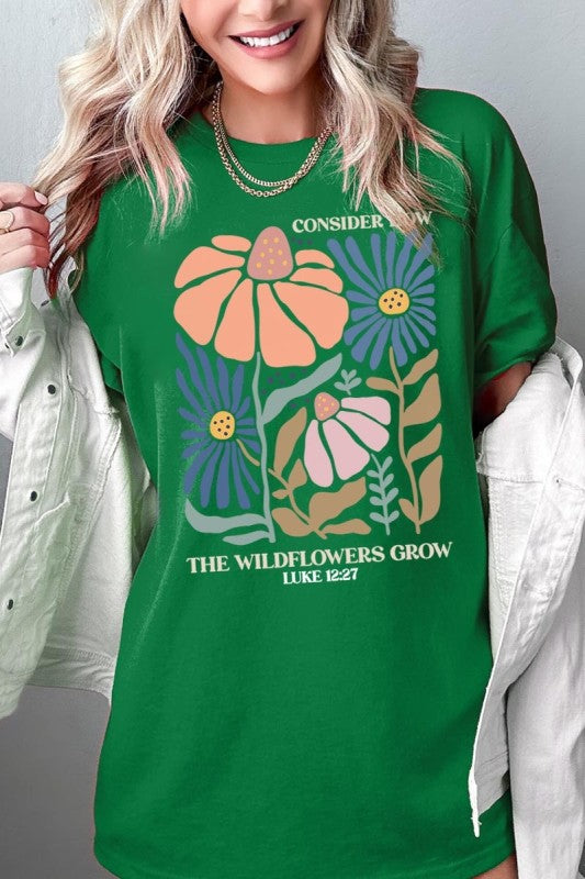 Consider the Wildflowers Graphic Plus Tee
