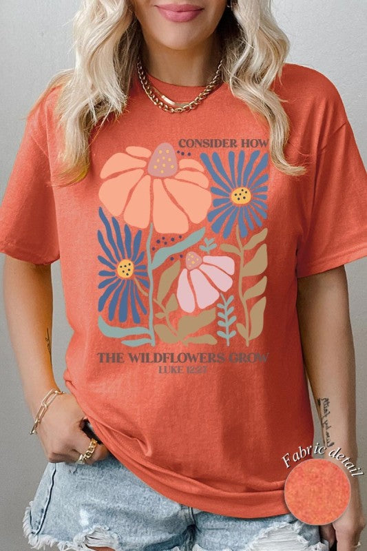 Consider the Wildflowers Graphic Plus Tee