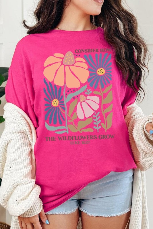 Consider the Wildflowers Graphic Plus Tee