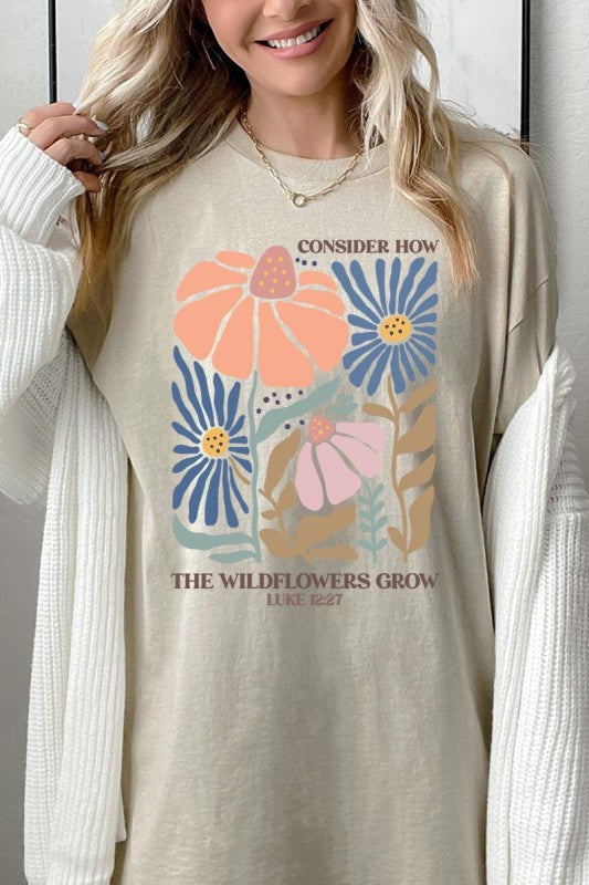 Consider the Wildflowers Graphic Plus Tee
