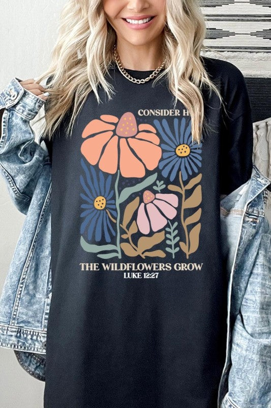 Consider the Wildflowers Graphic Plus Tee