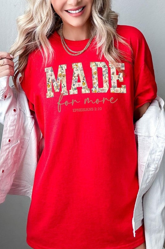 Made for More Faith Graphic Plus Heavy Cotton Tee