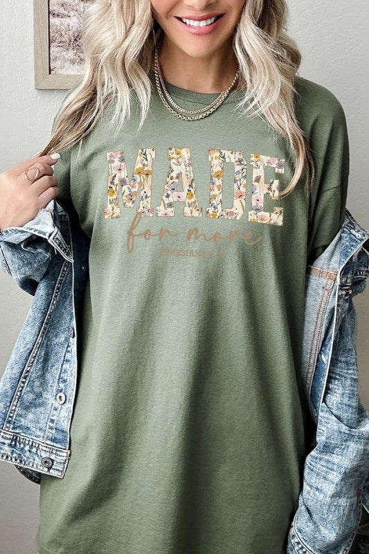 Made for More Faith Graphic Plus Heavy Cotton Tee