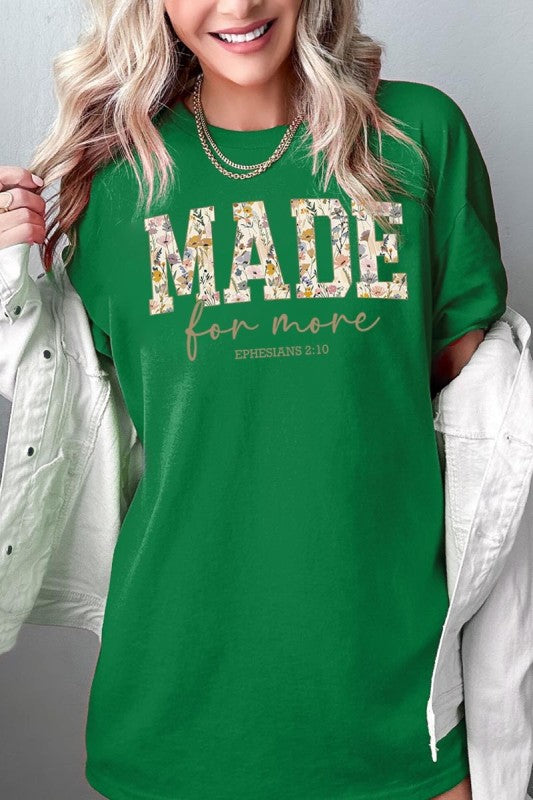 Made for More Faith Graphic Plus Heavy Cotton Tee